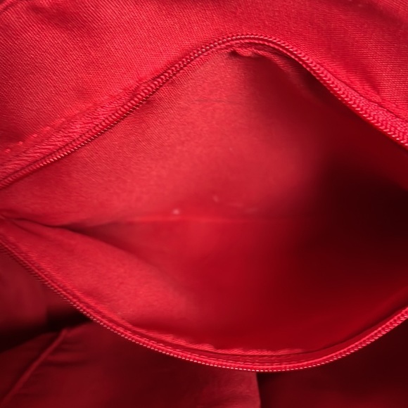 Nautical Navy and White Striped Purse with Bamboo Handles - Picture 15 of 17